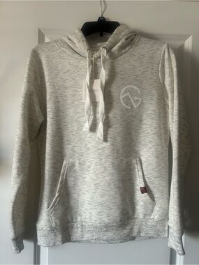Doublju Heathered Light Gray Crewneck Pullover